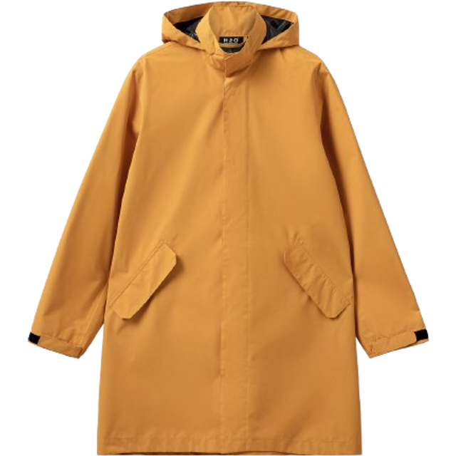 Long waterproof jacket H2O Rømø Logo LW Packable - Orange - M