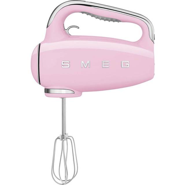 Smeg HMF01PKUK 50s Style Pink Hand Mixer