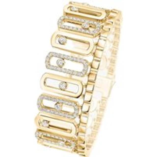 Messika Move Iconica 18ct Yellow Gold 4.30ct Diamond Bracelet - S