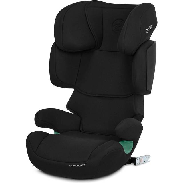 CBX by CYBEX Bilbarnstol Solution X i-Fix, För bilar med eller utan ISOFIX, För barn mellan 3 och 12 år (100-150 cm) och mellan 15-50 kg, Pure Black