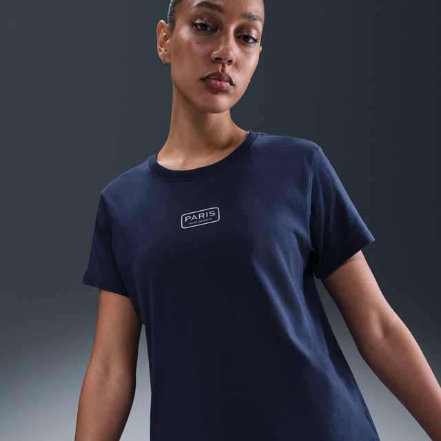 PSG Nike Paris T-Shirt - Navy - Womens - L