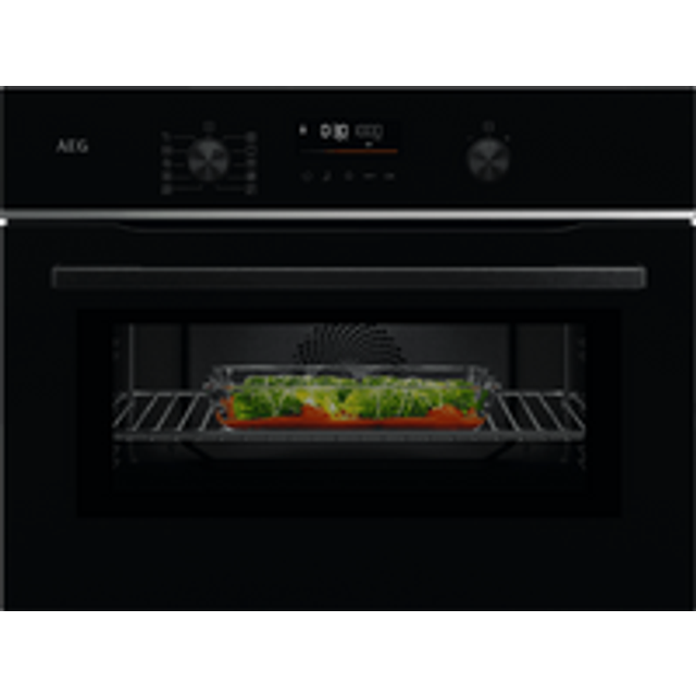 AEG CombiQuick TK6NK501B Built-in Combination Microwave - Black, Black