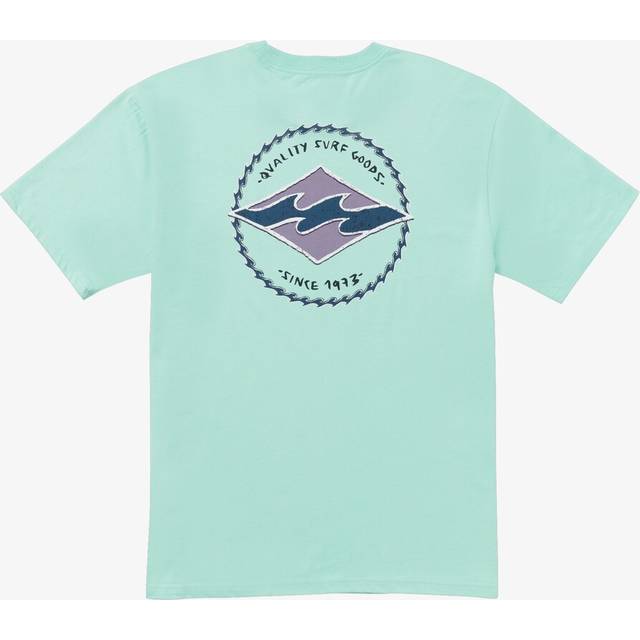Men's Billabong Mens Rotor Diamond R Short Sleeve T-Shirt - Bermuda - bermuda