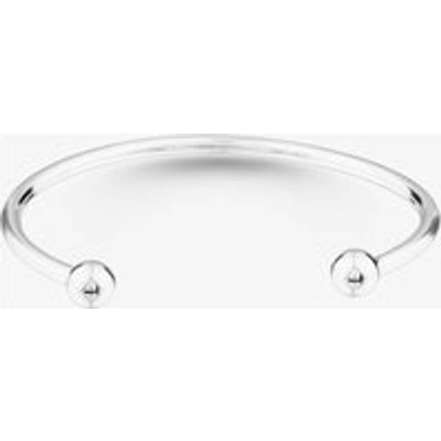 Sterling Silver 40x50mm Torque Bangle S8023
