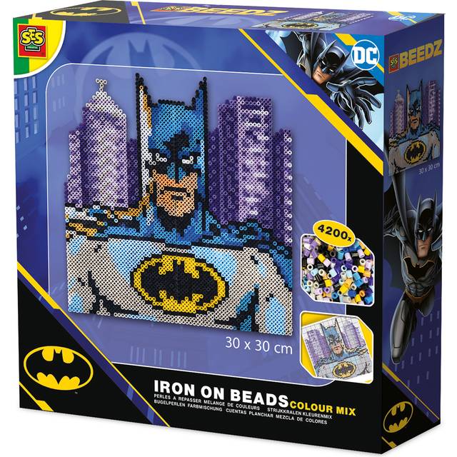 SES Creative Dc Batman - Batman Iron On Beads Colour Mix