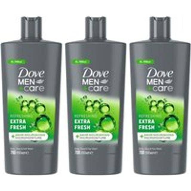 Men+Care 3-in-1 'Body, Face & Hair Wash' 700ml, 3 Pk - Grey - One Size