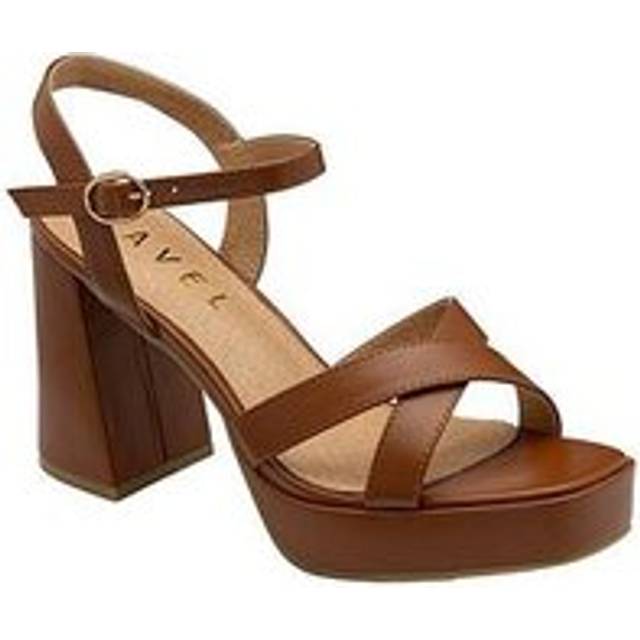 Ravel Farran Heeled Sandals - Tan, Light Brown, Size 7, Women
