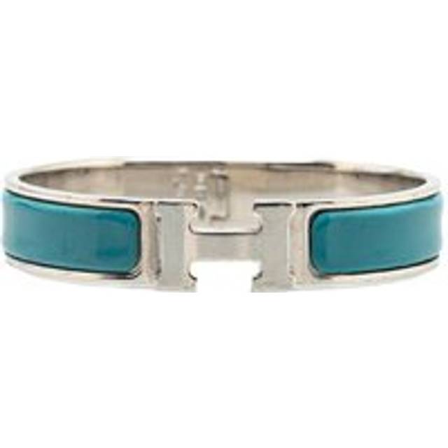 Womens Preloved Blue Enamel Cuff Bracelet Wo - One Size