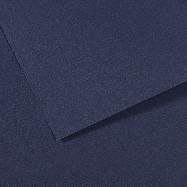 Canson Mi-teintes Färgat Papper 50x65cm 160 Gram, Indigo Blue