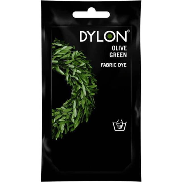 2 x Dylon Hand Fabric Dye Sachet And Soft Furnishing 50g - Olive Green