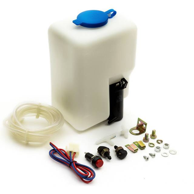 Windscreen water washer bottle kit 12v classic car kit project van truck coach