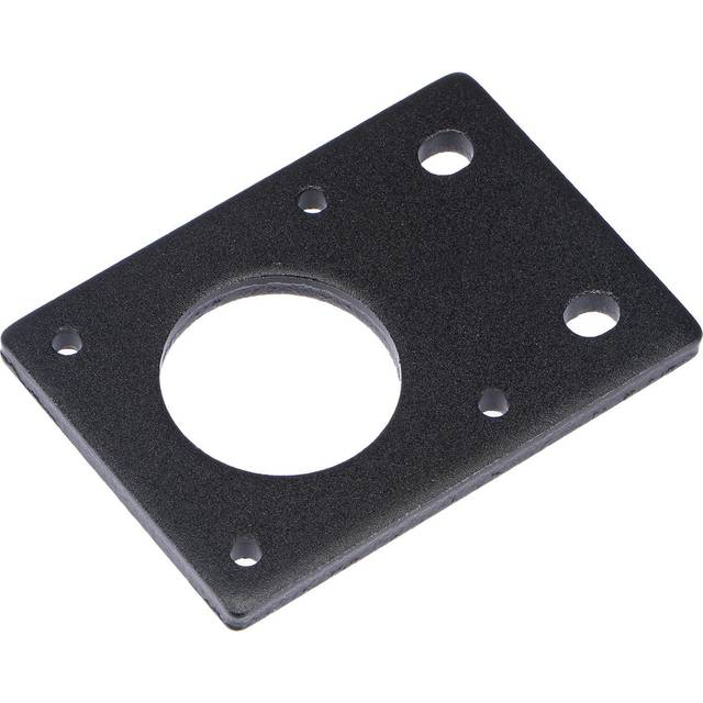 Stepper motor mounting bracket mount plate 42mm black for 3d printer