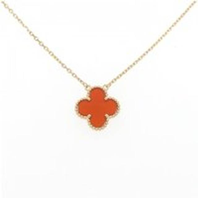 Womens Preloved Alhambra Necklace Clover Pendant Wo - Gold - Metallics - One Size
