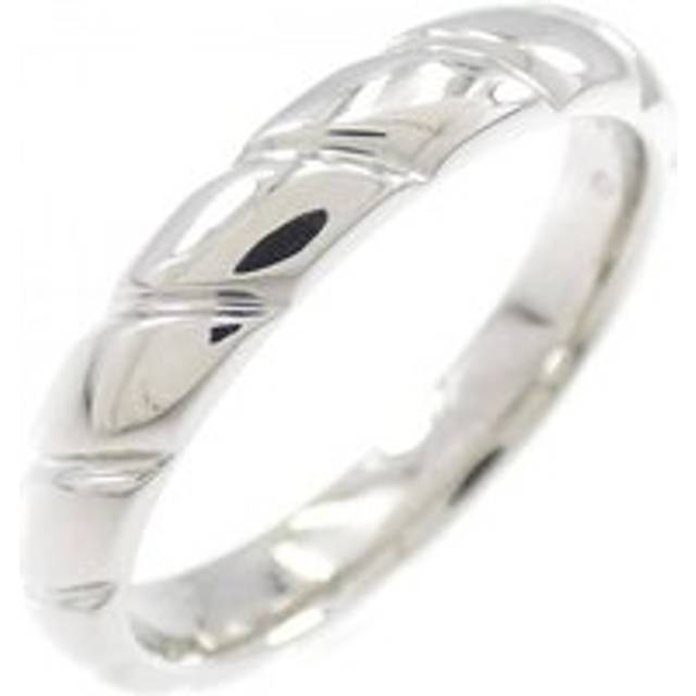 Womens Preloved Platinum Wedding Band Wo - Silver Rings - Grey - One Size