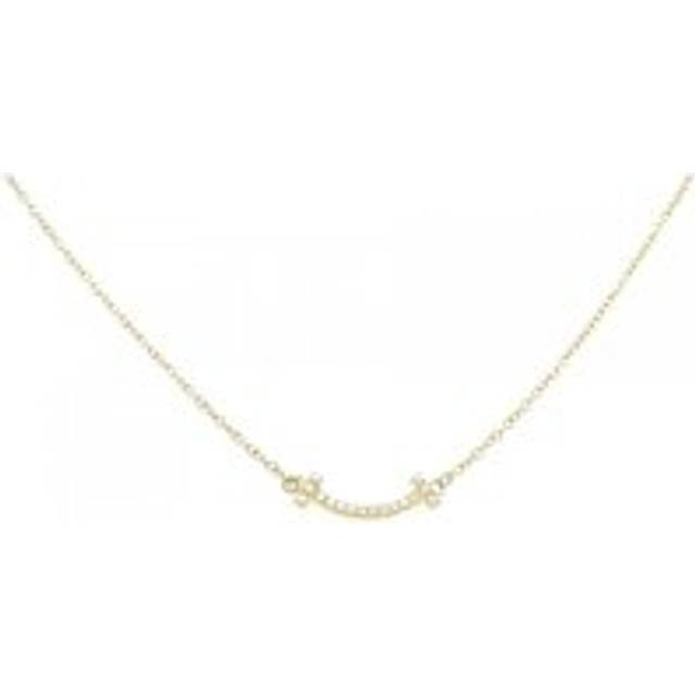 Womens Preloved Return to Tiffany Smile Pendant Necklace Wo - Gold - Metallics - One Size