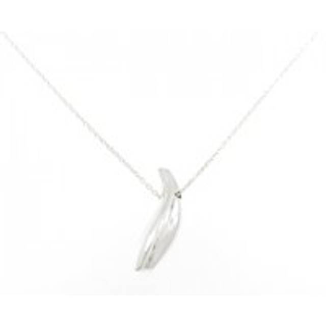 Womens Preloved Curved Pendant Necklace Wo - Silver - Grey - One Size