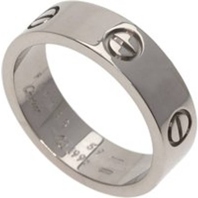 Preloved Love Ring Platinum Band Unisex - Silver - Grey - One Size