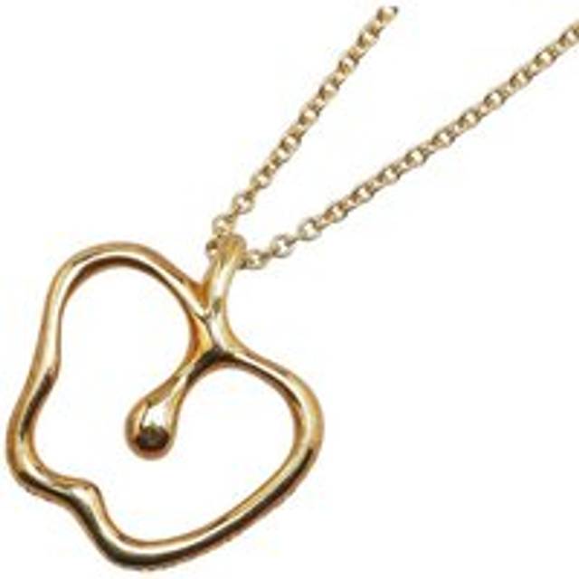 Womens Preloved Apple Pendant Necklace Wo - Gold - Metallics - One Size