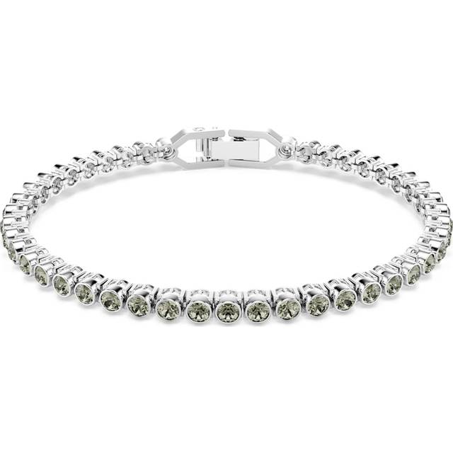 Imber Emily Tennis bracelet, Round cut, Black, Rhodium plated - OS
