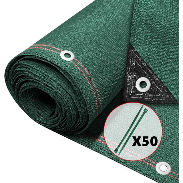 VOUNOT Privacy Netting 1x10m Garden Screening - Green, Green