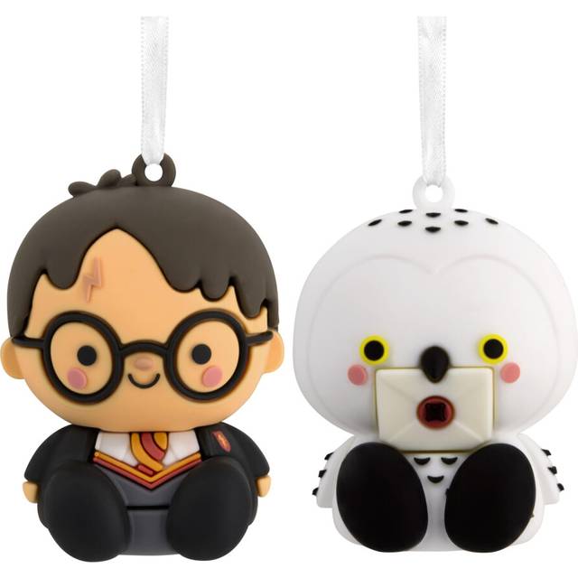 Hallmark Better Together Harry Potter and Hedwig Magnetic Christmas Ornaments  Set of 2
