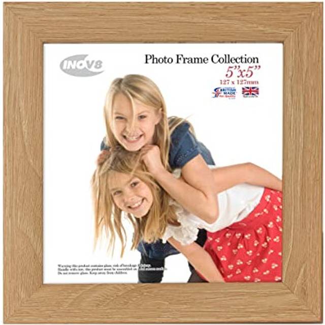 "Inov8 Framing Photo Frame, Lime Oak, 5""x5"" (12.7cm x 12.7cm)"