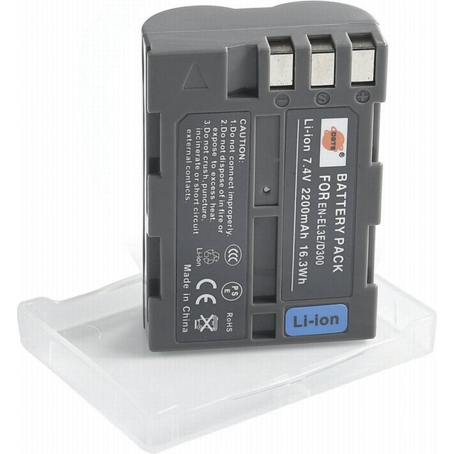 Dste® en-el3e rechargeable li-ion battery for nikon d30, d50, d70, d70s, d90, d8