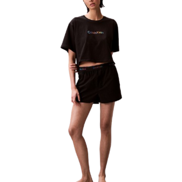Calvin Klein Pride T-Shirt - Black - Womens - XS