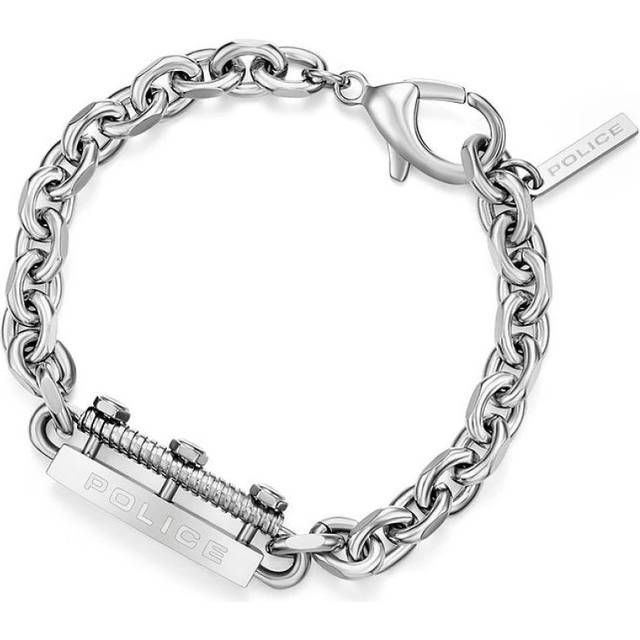 Police, Accessoarer, Herr, ONE Size, Armband Herr Silver Bolt