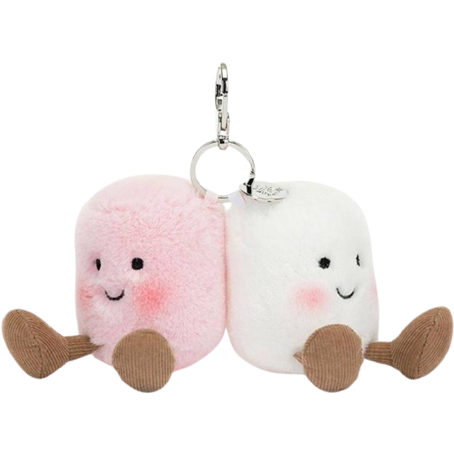 Jellycat Kids Amuseable Pair Marshs Soft Bag Charm 15cm