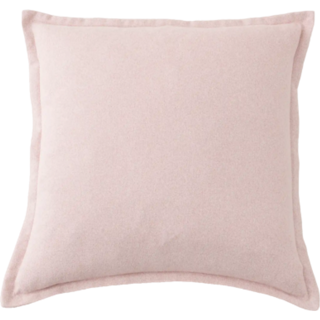 Luna Oxford Edge Square Cushion - Blush