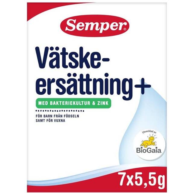 Semper Vätskeersättning+, 7 st