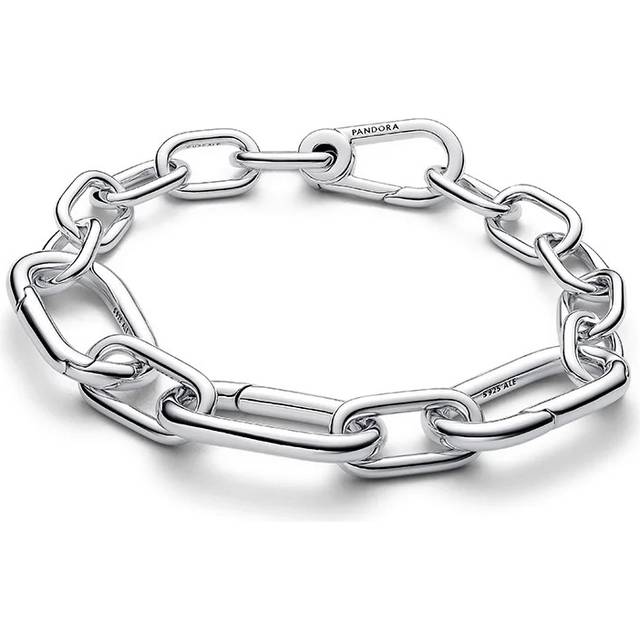 Pandora Bold Link Chain Bracelet - Sterling silver - Sz. 15 cm - No color