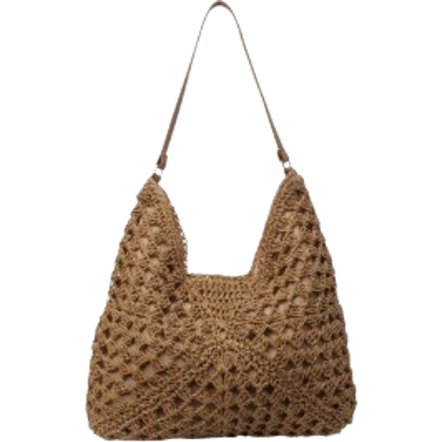SHEIN Women&#39;s Hand-Woven Grandmother Check Contrasting Large Capacity Tote Bag, Beach Purse, Perfect For Summer, Vacation & Daily Use, Travel Must Haves, Su