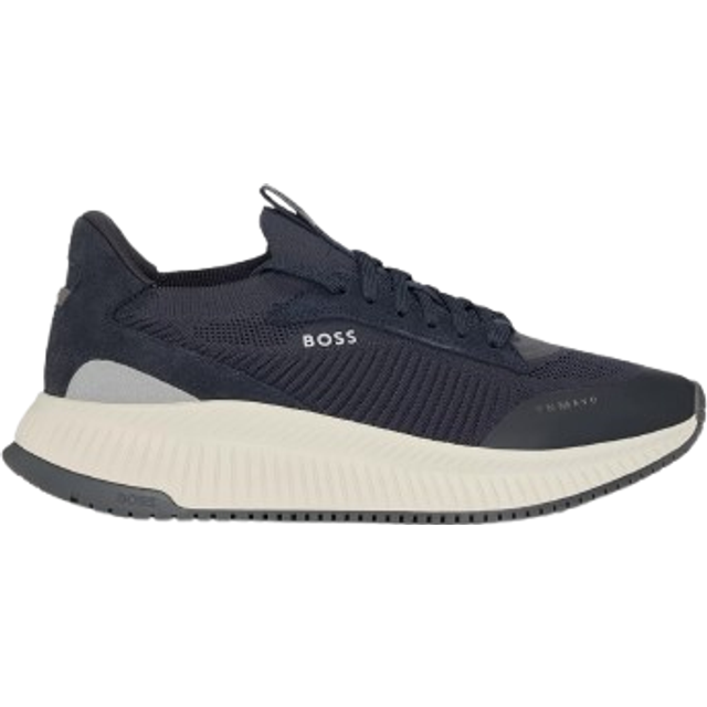 Men's BOSS Orange TTNM EVO Mens Trainers with Knitted Uppers NOS - Navy - Size: 8