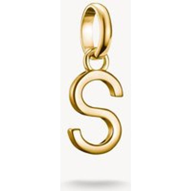Thomas Sabo Gold Plated Letter S Connect Charm