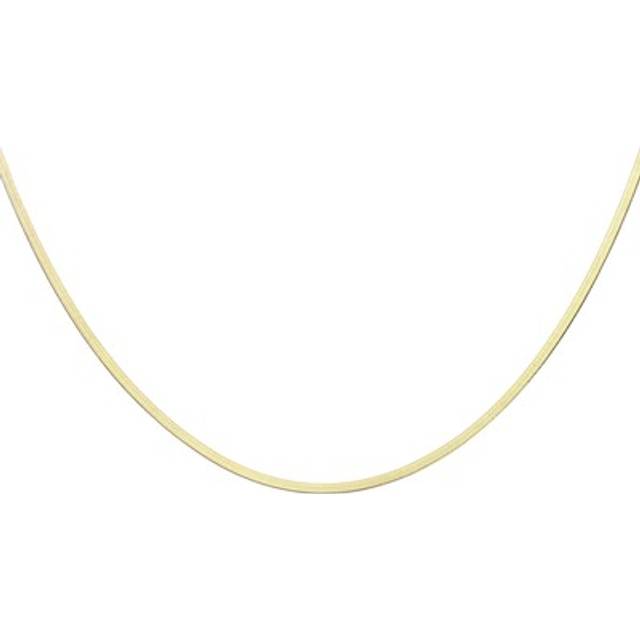 Herringbone necklaces 2.5mm 20" long stainless steel snake chain necklace, gold