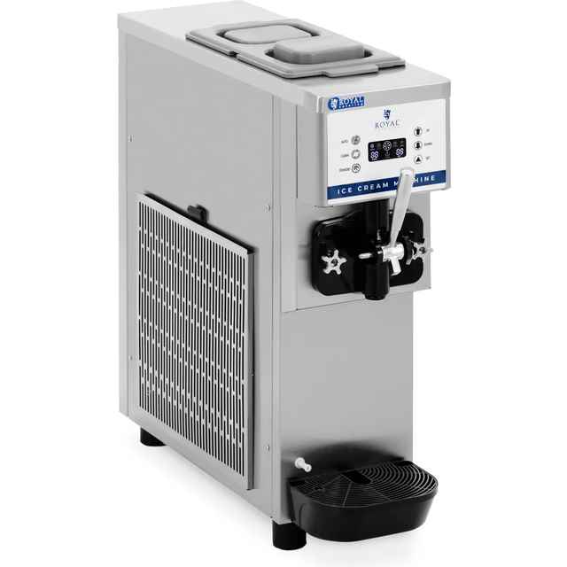 Soft Serve Ice Cream Machine - 800 W - 6,5 l/h - LED - Royal Catering RCSI-16A
