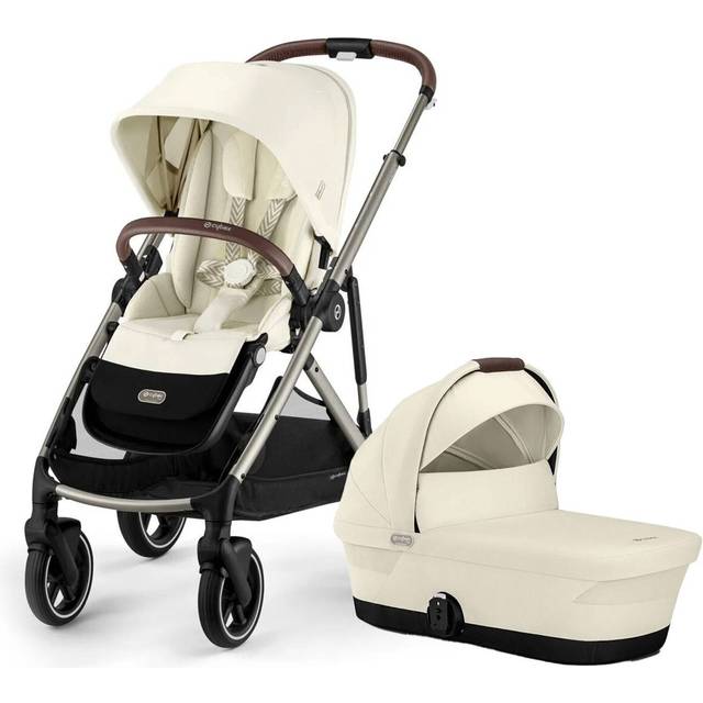 Cybex Gazelle S sittvagn, seashell beige/taupe chassi