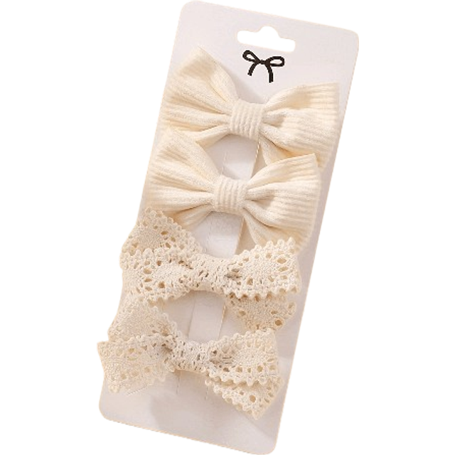 SHEIN 4pcs Cute Butterfly Hair Clips, Children Hair Accessories For Girls