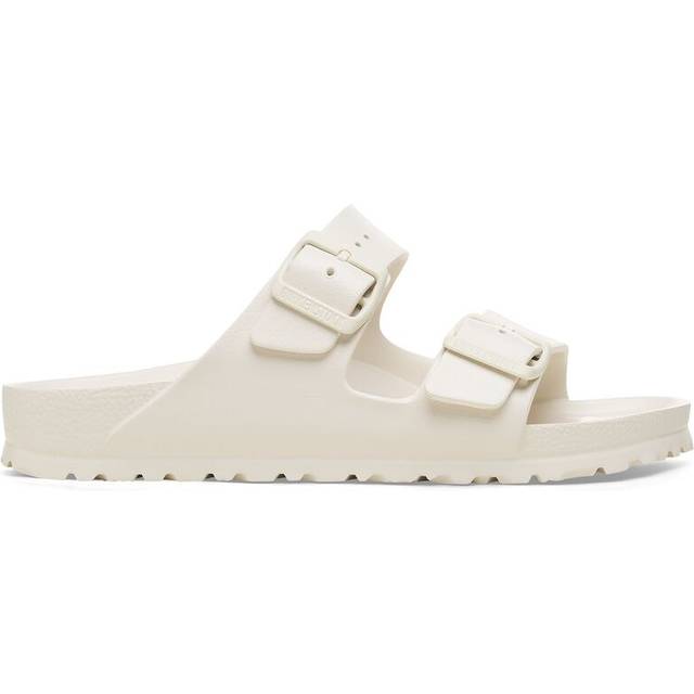 BIRKENSTOCK Arizona EVA Eggshell Two Bar Mules Colour: Wte, Size: 39