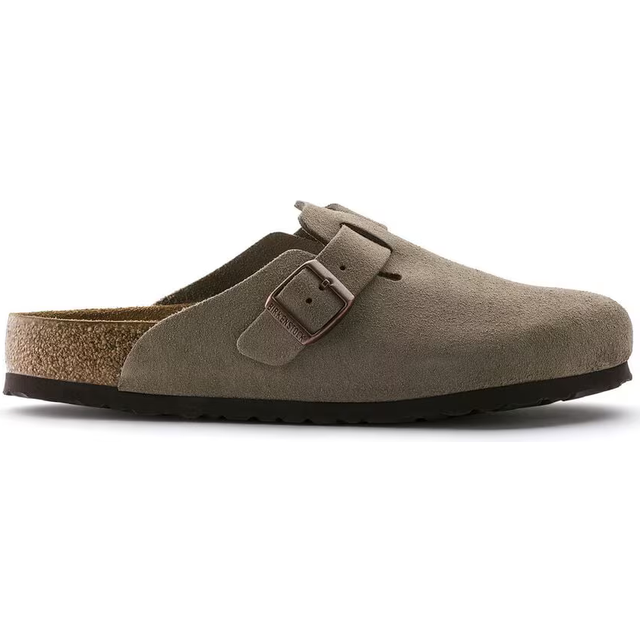 Sneakers Birkenstock Boston Soft Fotbed Velvet Leather Taupe EUR 45