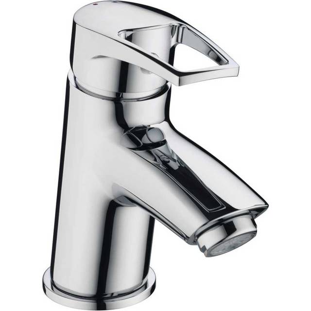 Bristan Smile Basin Mixer with Clicker Waste - Chrome
