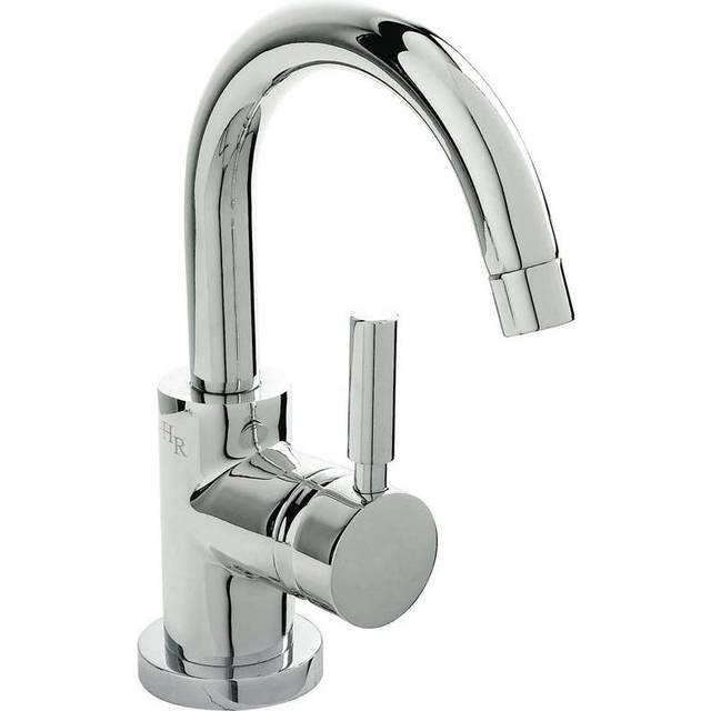 Hudson reed tec side action mono basin mixer tap with push button waste