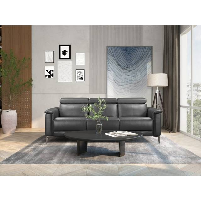 Loft24 - Soffa 3-sits soffa med 2 elektriska vilstolar Lund - Grå - 3-sits soffor - Från Homeroom