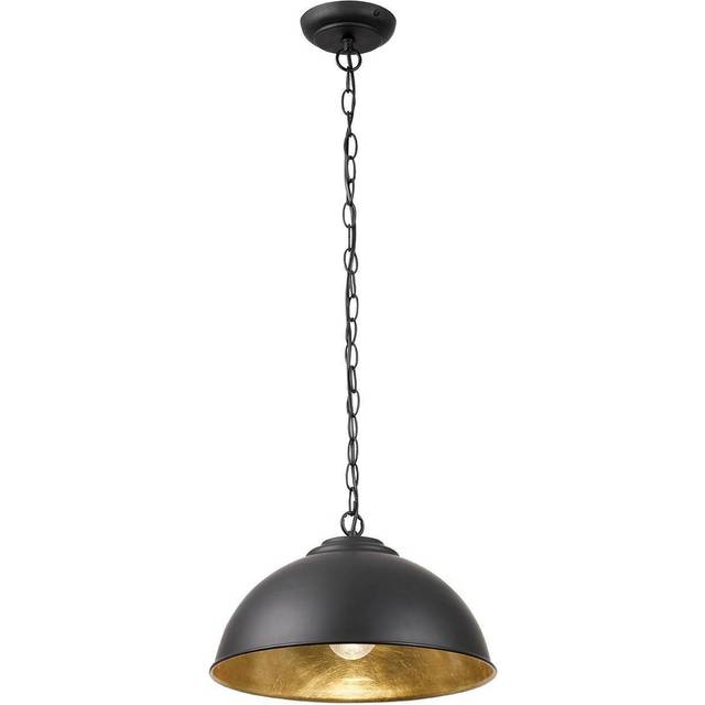 Ensora Lighting Noah Pendant Ceiling Light, Black