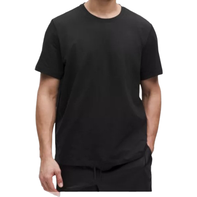 lululemon – Men's Soft Jersey Short-Sleeve Shirt – Color Black – Size Large