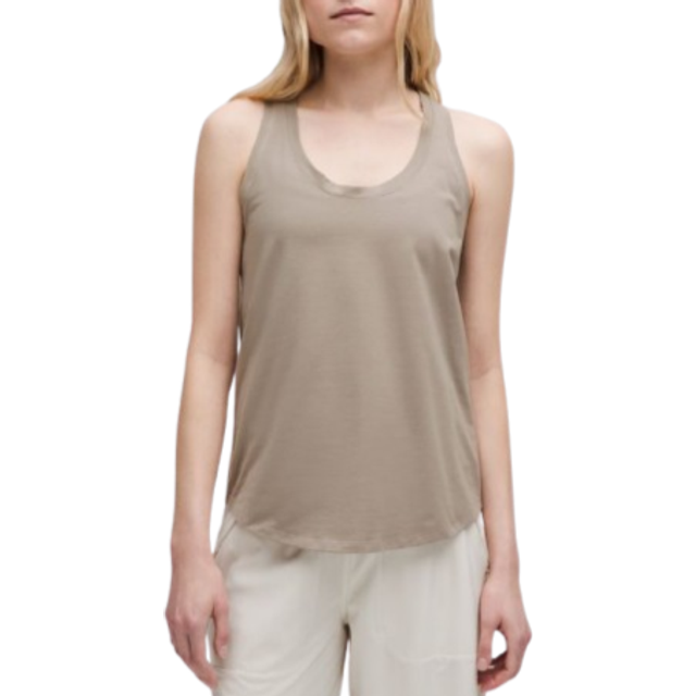 lululemon – Women's Love Tank Top – Color Grey/Khaki – Size 24 - Warm Ash Grey