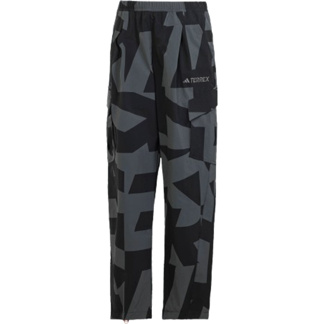 Printed women's cargo trousers adidas Terrex Xploric - Noir