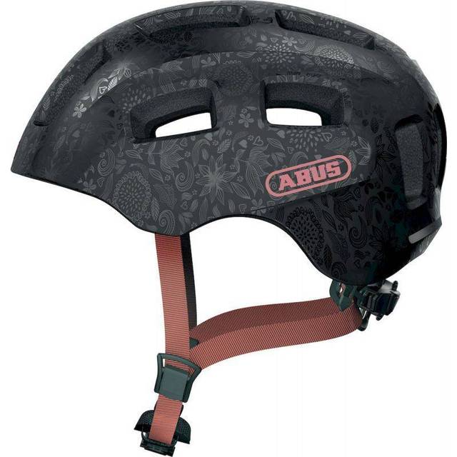Youn-I 2.0 bike helmet - with light for children, teenagers and young adults - for girls and boys - black, size M
